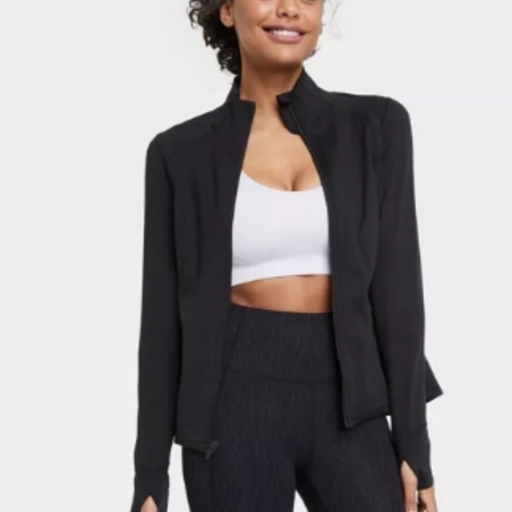 All in Motion Full Zip Jacket - Black - Size XL